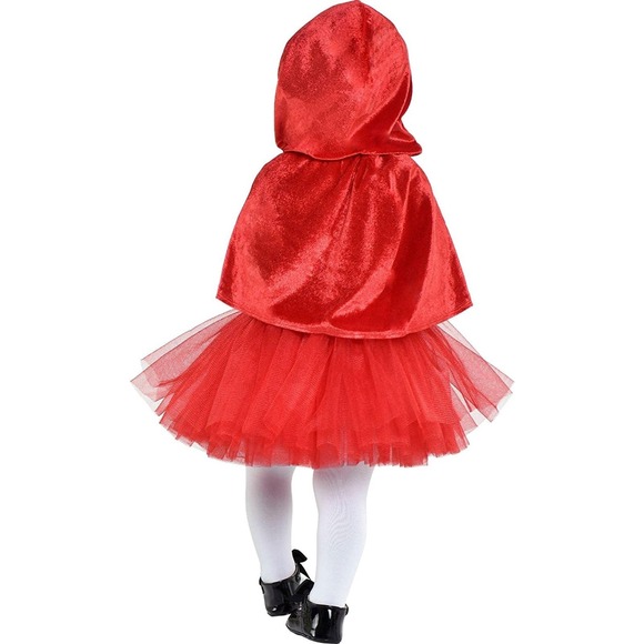 Infant Little Red Riding Hood 12-24 Month Halloween Costume Tutu Cape up to 30lb - Picture 4 of 5